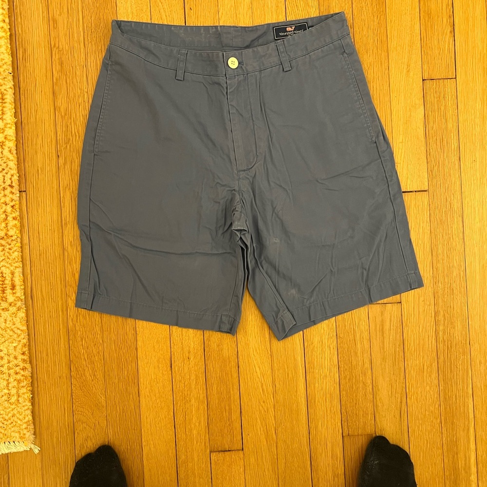 Vineyard Vines Men's Slate Gray Flat Front Shorts